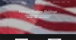 Desktop Screenshot of defenseventureholdings.com